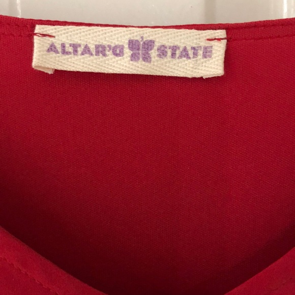 Red Altar’d State dress - Picture 3 of 3